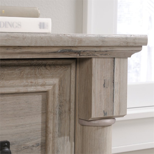 Pemberly Row Contemporary Wood 2-Drawer Lateral File Cabinet in Split Oak