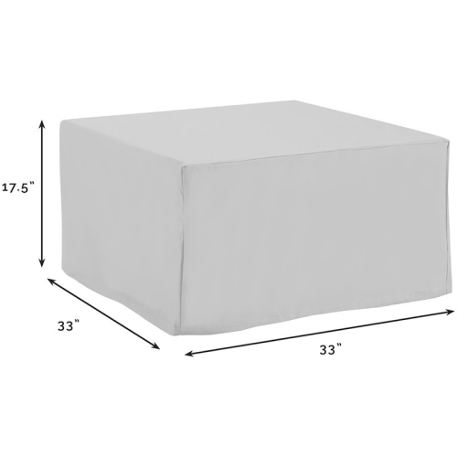 Crosley Furniture MO75009-TA Heavy-Gauge Reinforced Vinyl 4-Piece Furniture Cover Set, Tan