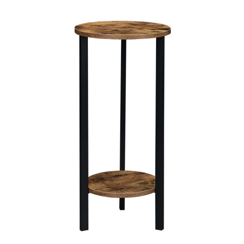 CONVENIENCE CONCEPTS  Graystone 31-Inch Two-Tier Plant Stand In Nutmeg Wood Finish