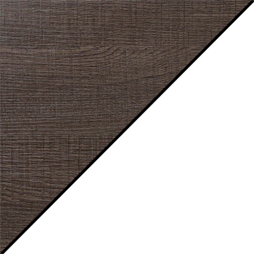 Convenience Concepts Omega Coffee Table in White and Driftwood Brown Wood Finish