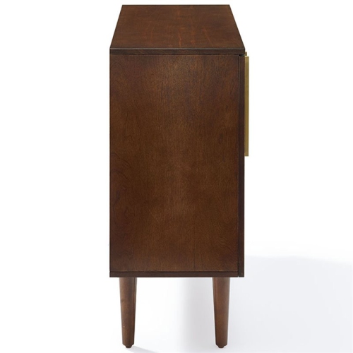 Crosley Everett 2 Door Console Table in Mahogany