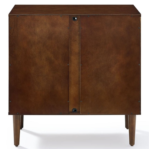 Crosley Everett 2 Door Console Table in Mahogany
