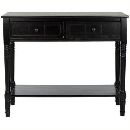 HAWTHORNE  Collection Wood Console In In Black