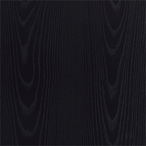 Northfield Admiral Deluxe Coffee Table with Shelves in Black Wood Finish