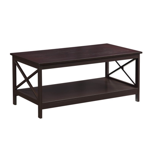 Pemberly Row Coffee Table in Espresso Wood Finish