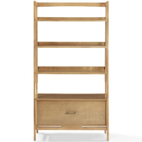 Pemberly Row 38" 4 Shelf Bookcase in Acorn
