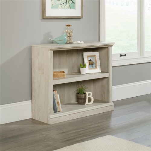 Pemberly Row 2 Shelf Bookcase in Chalked Chestnut