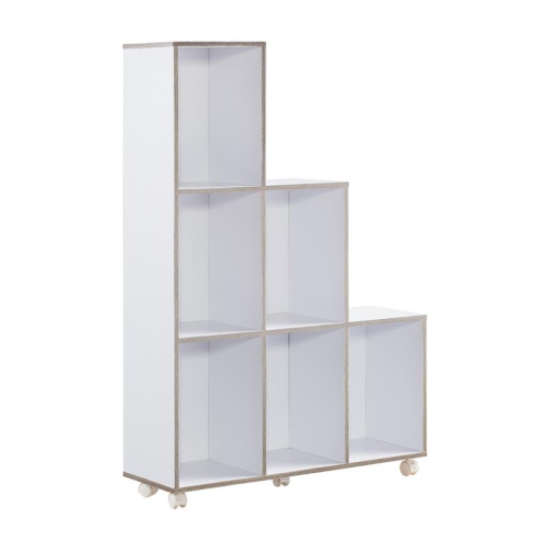 FURNITURE OF AMERICA  Chapin Wood 6-Compartment Bookcase In In White