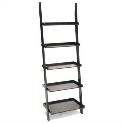 Scranton & Co Ladder Bookshelf in Black