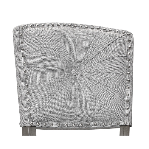 Bowery Hill Swivel Wood Bar Stool Antique Gray