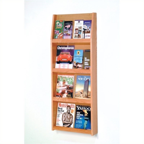 PEMBERLY ROW  Literature Display In Light Oak