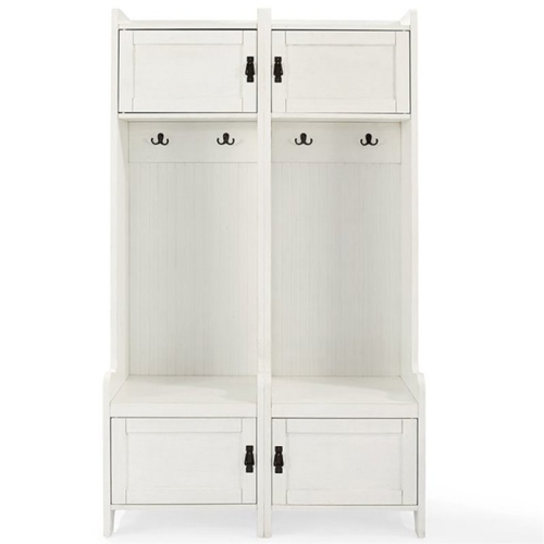 Crosley Fremont Hall Tree in Distressed White
