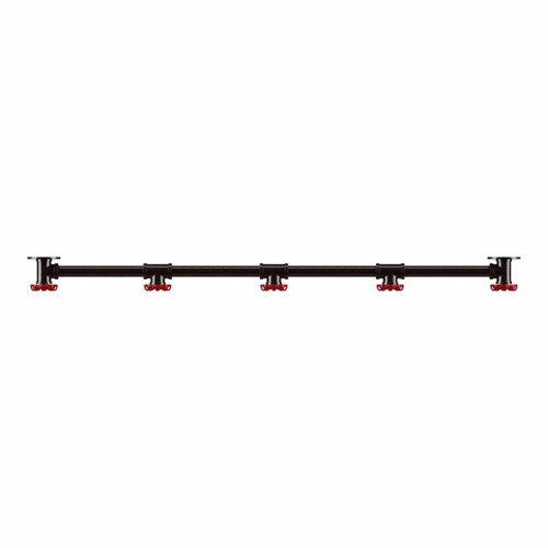 Furniture of America Margon Industrial Metal 5-Hook Coat Rack in Sand Black