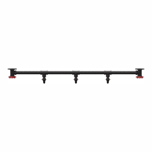 Furniture of America Meritor Industrial Metal 5-Hook Coat Rack in Sand Black