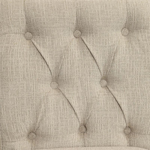 Furniture of America Landon Fabric Tufted Pub Chairs in Beige
