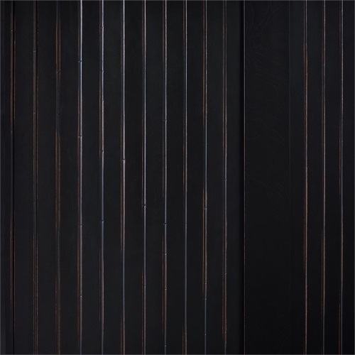 Portemanteau en bois côtier Pemberly Row au fini noir vieilli