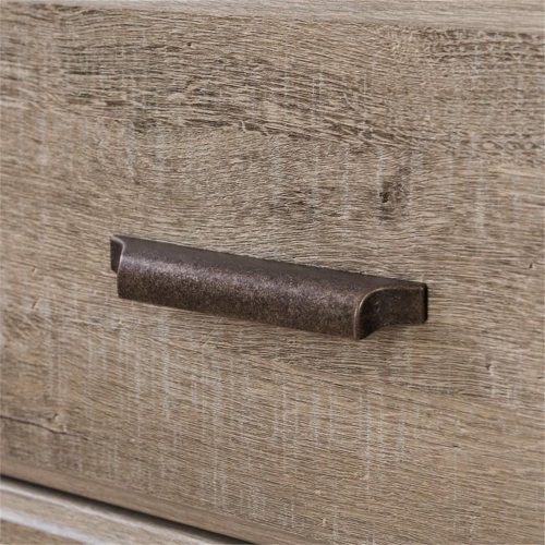 South Shore Versa 8 Drawer Dresser in Weathered Oak