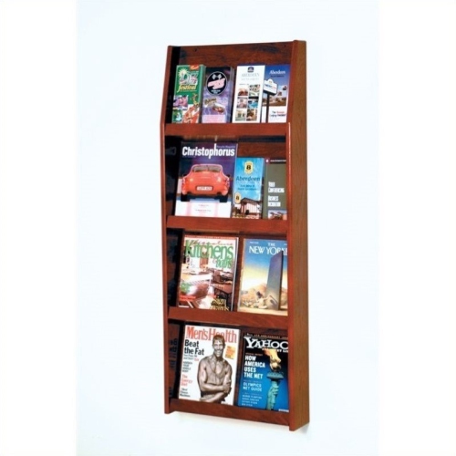 PEMBERLY ROW  Literature Display In In Mahogany