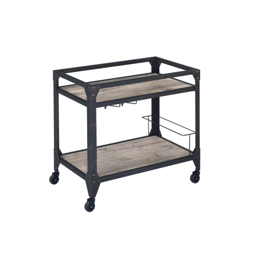 ACME FURNITURE  Jorgensen Serving Cart In In Black