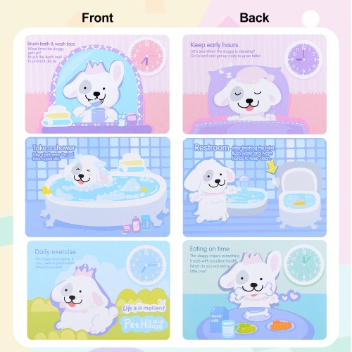 Musical Pet Dog House Toy Set for Kids, ToddlerPretend Play Interactive Pet Toys