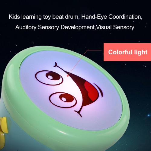 Tambour musical éducatif roulant pour bébé de LIVINGBasics avec lumière colorée