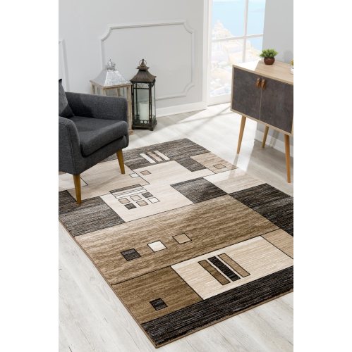 Rug Branch Modern Geometric Checkered Indoor Rug