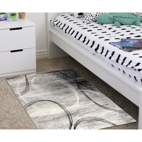 Rug Branch Modern Abstract Swirls Indoor Rug