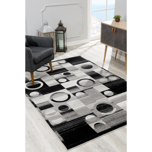 Rug Branch Modern Geometric Checkered Indoor Rug