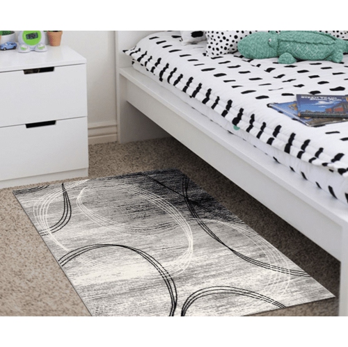 Rug Branch Modern Abstract Swirls Indoor Rug