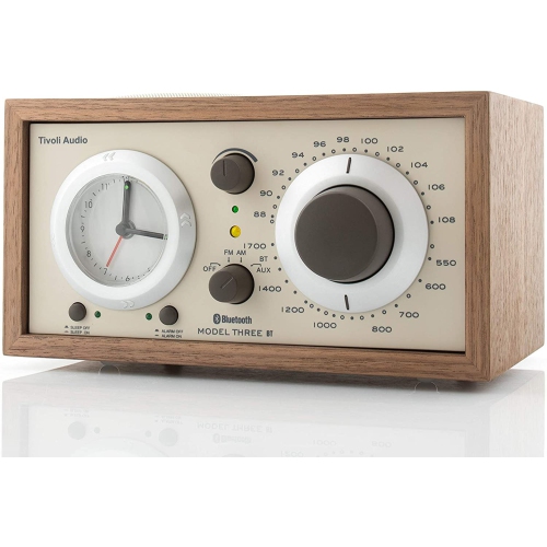 Tivoli Audio Model Three BT with USB in Walnut/Beige
