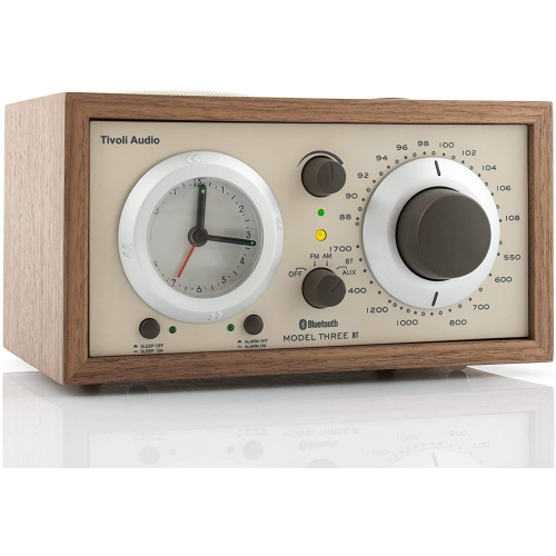 Tivoli Audio Model Three BT with USB in Walnut/Beige