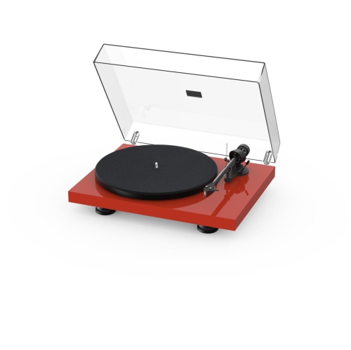 Platine Vinyle Pro-Ject Debut Carbon EVO Avec Cellule Rouge Ortofon 2M - Rouge brillant