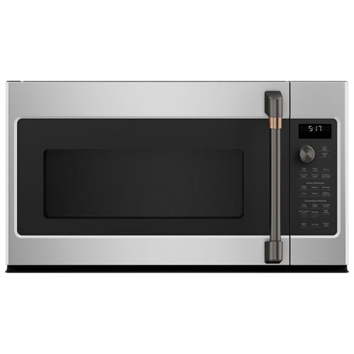 Café Over-The-Range Convection Microwave with Air Fryer - 1.7 Cu. Ft. - Stainless Steel