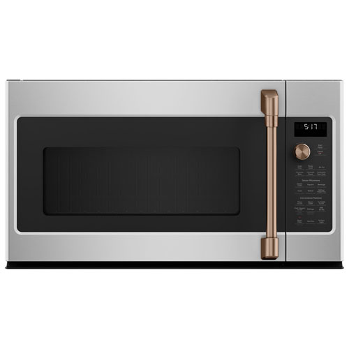 Café Over-The-Range Convection Microwave with Air Fryer - 1.7 Cu. Ft. - Stainless Steel