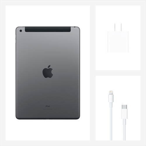 Apple iPad (10.2-inch, Wi-Fi + Cellular, 32GB) - Space Gray 