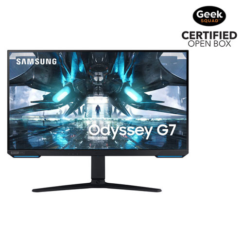Samsung Odyssey G7 28" 4K UHD 144Hz 1ms IPS LCD FreeSync Gaming Monitor -Black -Open Box