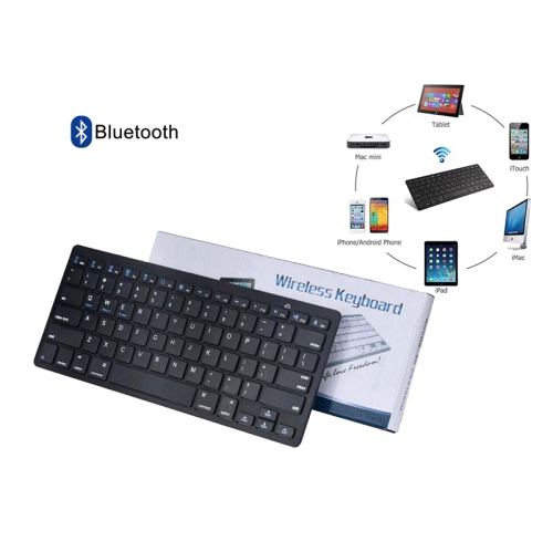 Clavier Bluetooth Sans Fil Universel BK3001 Pour IMAC / PC - Blanc - Gixcor