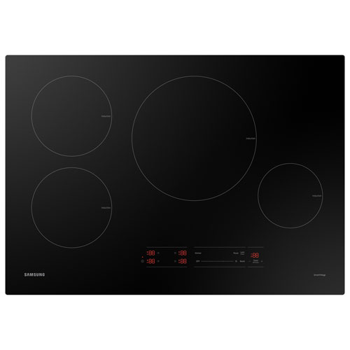 Surface de cuisson à induction de 30 po à 4 éléments de Samsung - Noir