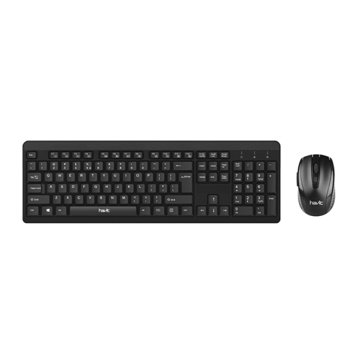 Ensemble clavier et souris sans fil 2,4 GHz KB260GCM de Havit_Noir