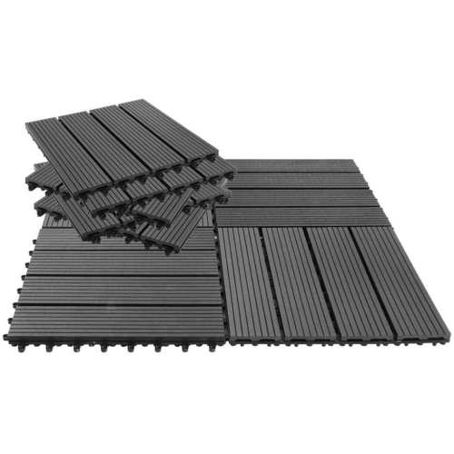 Slat Interlocking Patio Deck Tiles, Best Outdoor Interlocking Patio Tiles