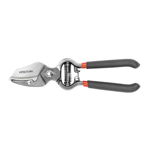 VENTOOL  8" Sharp Bypass Pruning Shears, Power-Lever Anvil Pruner