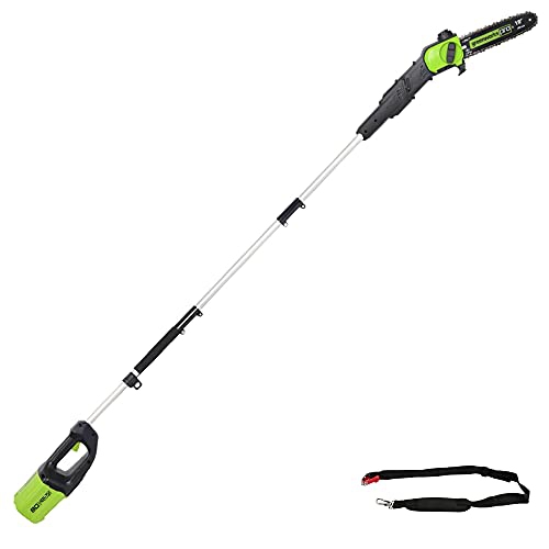 Scie à chaîne sans fil Greenworks Pro 80 V, 10 po, outil seulement, PS80L00