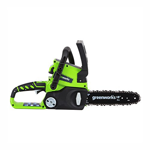 Greenworks 24V 10" Chainsaw, 2.0Ah USB Battery and Charger