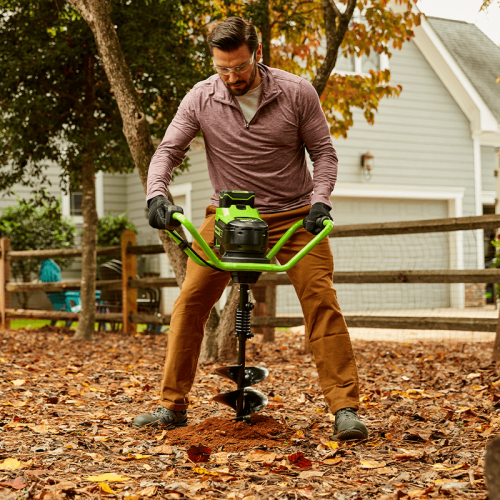 Greenworks 80V Earth Auger, Battery and Charger Not Included