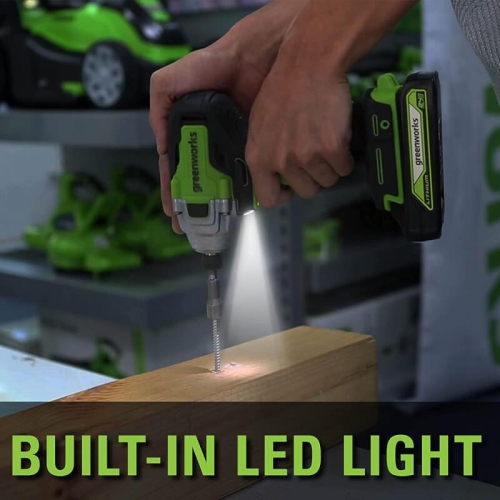Greenworks G24V Brushless Impact Driver, Battery and Charger Not Included