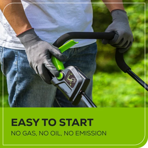 Tondeuse sans balais Greenworks 24 V de 4,0AH 13 po, batterie 4,0 Ah et chargeur inclus