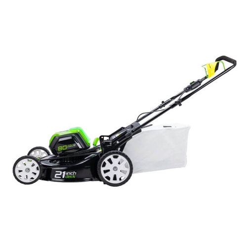 Greenworks 80V 21" Brushless Cordless Push Lawn Mower, 2.0Ah Batteries and Charger Included [75+ Compatible Tools]