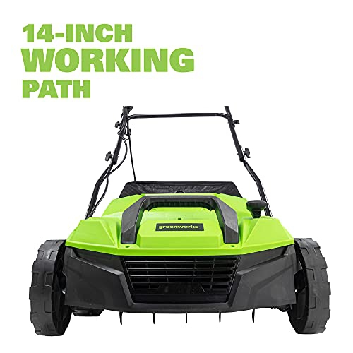 Greenworks Corded 13 Amp 14" Dethatcher and Scarifier