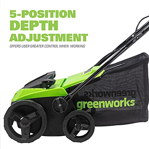 Greenworks Corded 13 Amp 14" Dethatcher and Scarifier