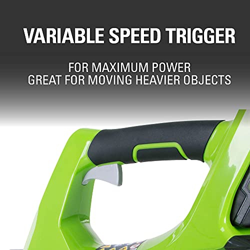 Greenworks 24V Axial Blower, 2Ah Battery and Charger 2400702 (Gen 1)